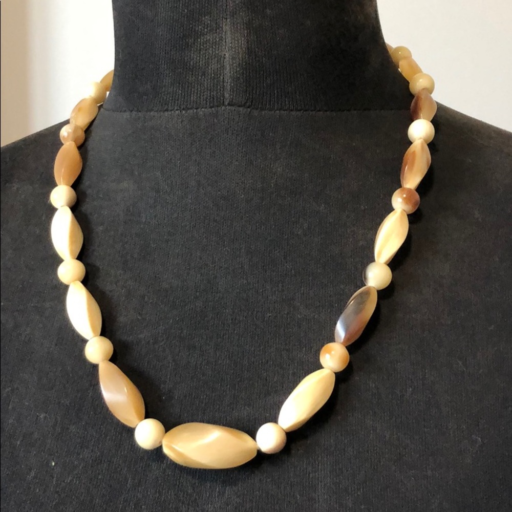 Ivory & Tan Necklace